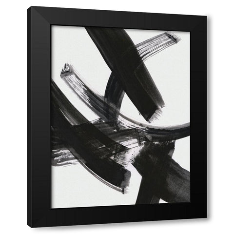 Black Magic I Black Modern Wood Framed Art Print by Jill, Susan