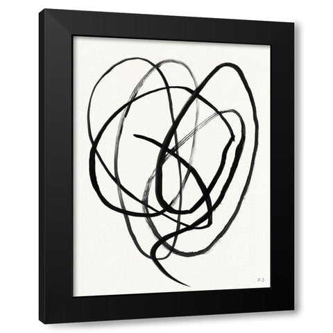 Skate Away I Black Modern Wood Framed Art Print by Jill, Susan