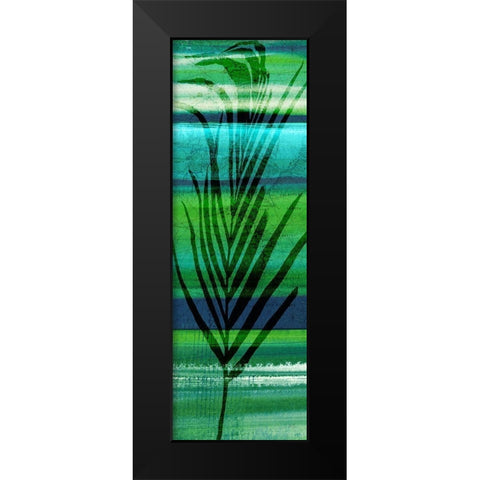 Seychelles Palm II Black Modern Wood Framed Art Print by Jill, Susan