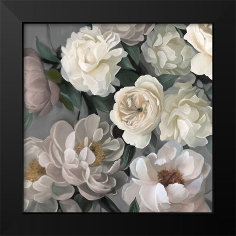 Garden Glory Black Modern Wood Framed Art Print by Robinson, Carol