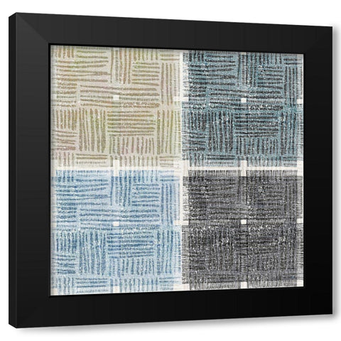 Rhythm and Time I Black Modern Wood Framed Art Print by Jill, Susan