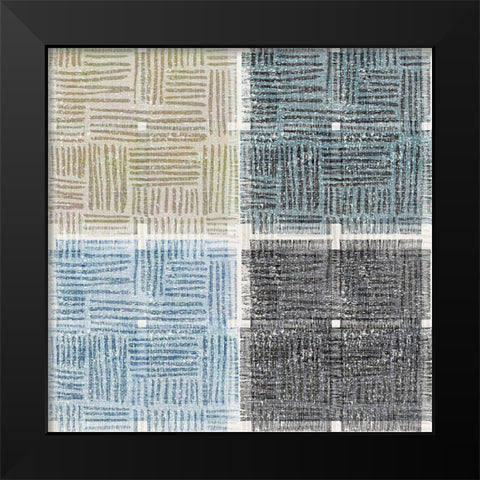 Rhythm and Time I Black Modern Wood Framed Art Print by Jill, Susan