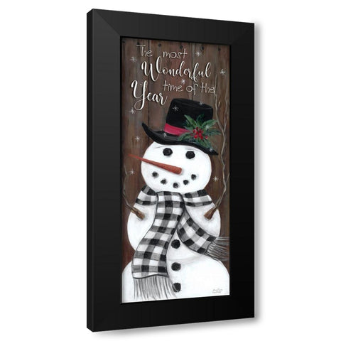 Most Wonderful Black Modern Wood Framed Art Print by Dunlap, Marilyn