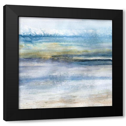 Wind and Water - Detail I Black Modern Wood Framed Art Print by Robinson, Carol