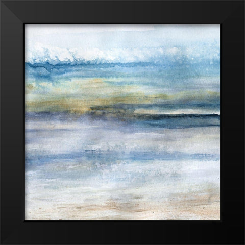 Wind and Water - Detail I Black Modern Wood Framed Art Print by Robinson, Carol