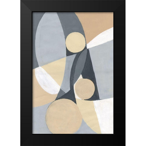 Millenium I Black Modern Wood Framed Art Print by Pattinian, Merri