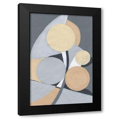 Millenium II Black Modern Wood Framed Art Print by Pattinian, Merri