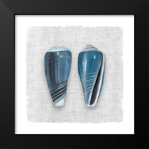 By the Sea Front III Black Modern Wood Framed Art Print by Robinson, Carol