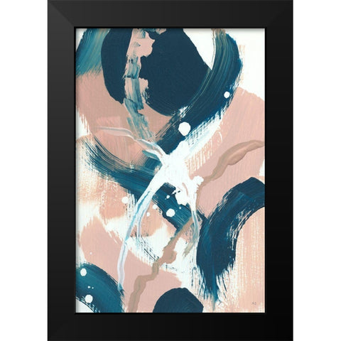 Summer Wind II Black Modern Wood Framed Art Print by Jill, Susan