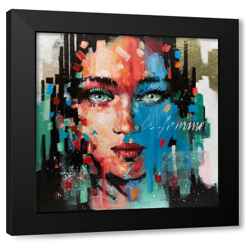 Hot Pop Girl I Black Modern Wood Framed Art Print with Double Matting by Orme, E. Anthony