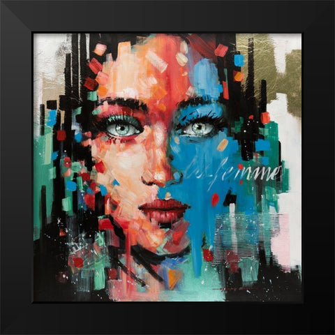 Hot Pop Girl I Black Modern Wood Framed Art Print by Orme, E. Anthony