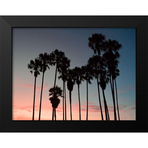 Venice Beach Black Modern Wood Framed Art Print by Carpentieri, Natalie