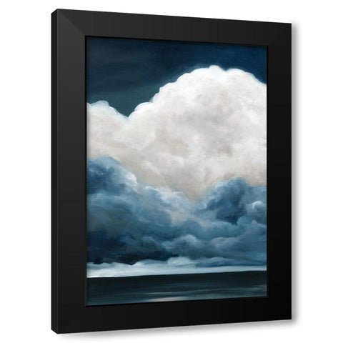 Natures Drama II Black Modern Wood Framed Art Print with Double Matting by Robinson, Carol
