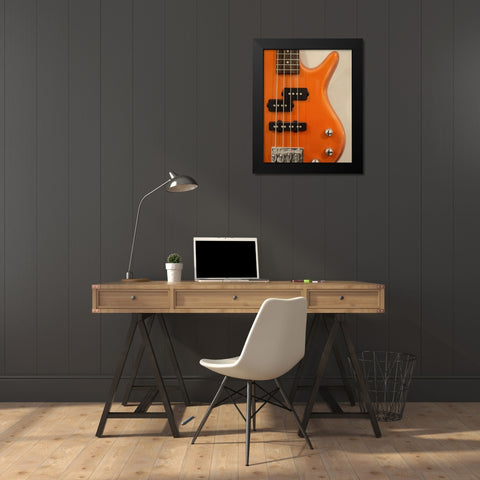 Bass Black Modern Wood Framed Art Print by Craven, Katrina