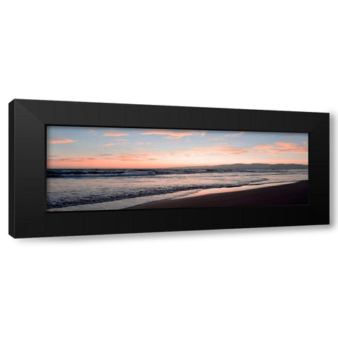 Venice Beach Black Modern Wood Framed Art Print with Double Matting by Carpentieri, Natalie