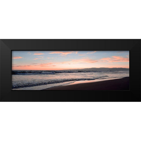 Venice Beach Black Modern Wood Framed Art Print by Carpentieri, Natalie