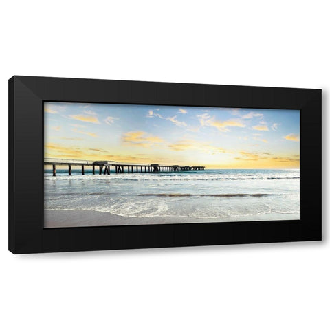 Pacific Beach Black Modern Wood Framed Art Print by Carpentieri, Natalie