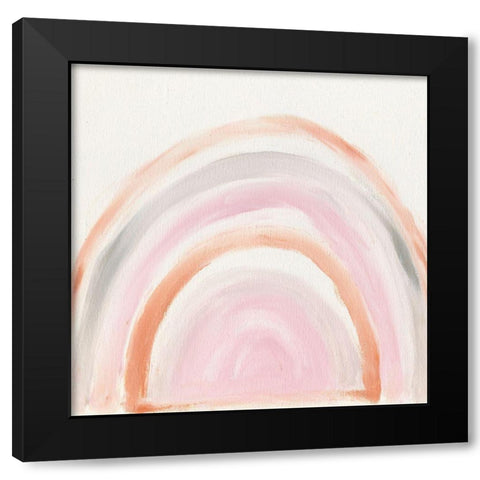 Rainbow I Black Modern Wood Framed Art Print with Double Matting by Craven, Katrina
