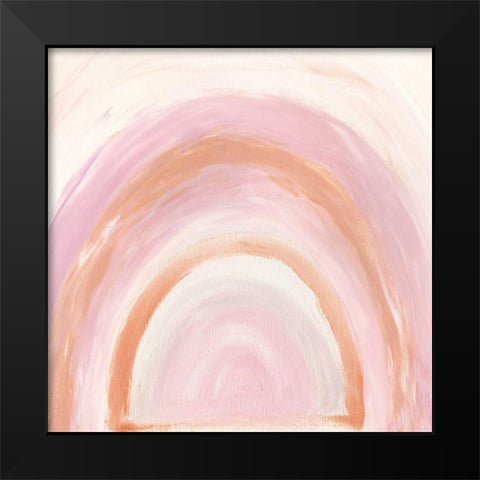 Rainbow II Black Modern Wood Framed Art Print by Craven, Katrina