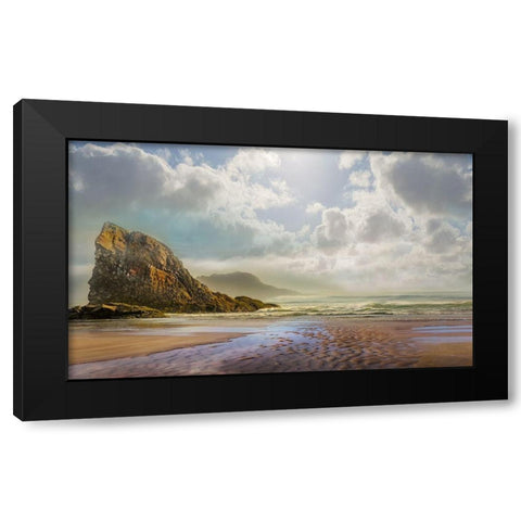 Meeting the Sky Black Modern Wood Framed Art Print with Double Matting by Calascibetta, Mike