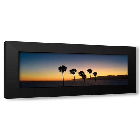 Dusk in Cali Black Modern Wood Framed Art Print by Carpentieri, Natalie