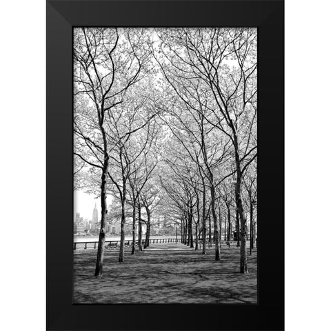 Pier a Park Black Modern Wood Framed Art Print by Carpentieri, Natalie