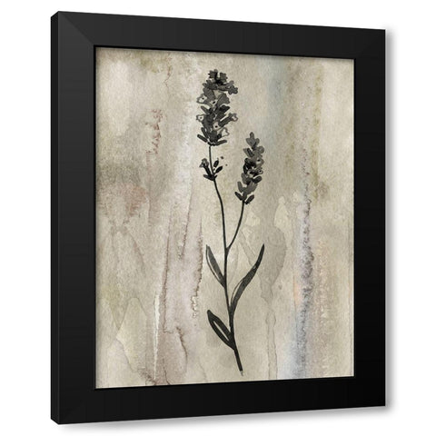 Sumi-e Silhouette II Black Modern Wood Framed Art Print by Knutsen, Conrad