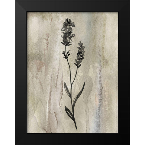 Sumi-e Silhouette II Black Modern Wood Framed Art Print by Knutsen, Conrad