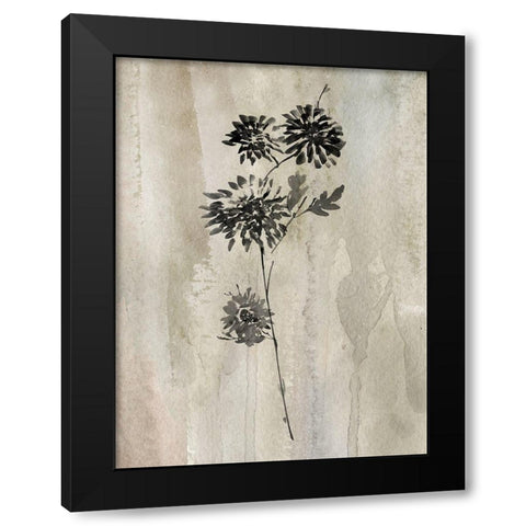 Sumi-e Silhouette IV Black Modern Wood Framed Art Print by Knutsen, Conrad