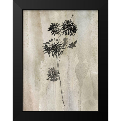 Sumi-e Silhouette IV Black Modern Wood Framed Art Print by Knutsen, Conrad