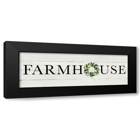 Farmhouse Black Modern Wood Framed Art Print with Double Matting by Robinson, Carol