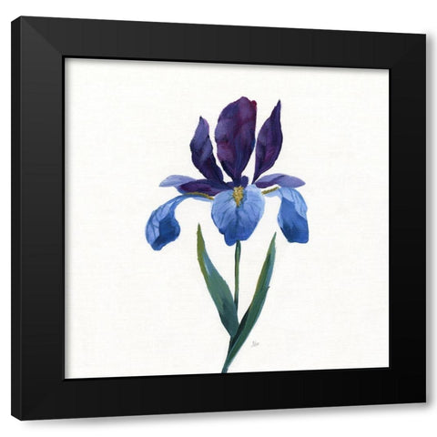 Simple Botanical II Black Modern Wood Framed Art Print with Double Matting by Nan