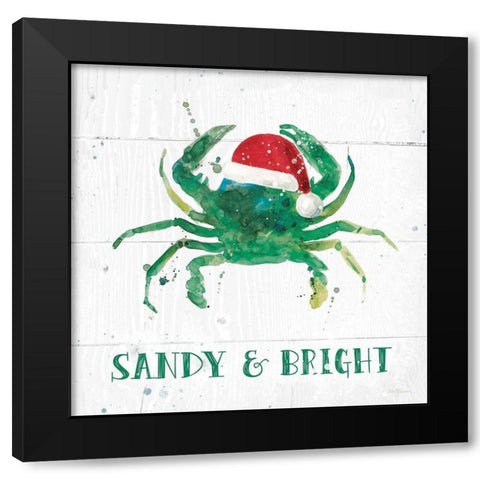 Sandy and Bright Black Modern Wood Framed Art Print by Robinson, Carol