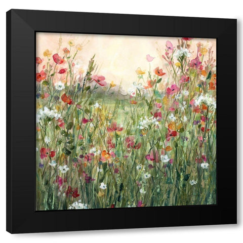 Spring in Full Bloom Black Modern Wood Framed Art Print by Robinson, Carol