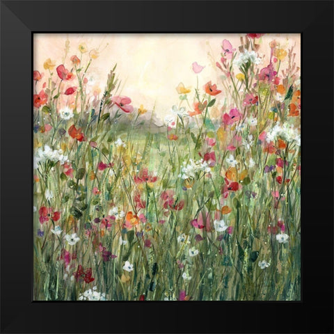 Spring in Full Bloom Black Modern Wood Framed Art Print by Robinson, Carol