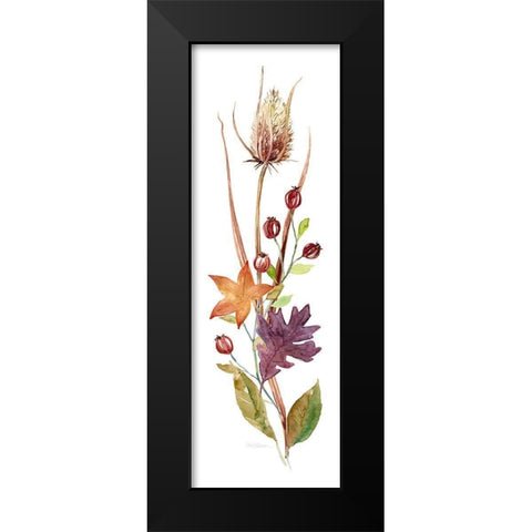 Autumn Botanical I Black Modern Wood Framed Art Print by Robinson, Carol