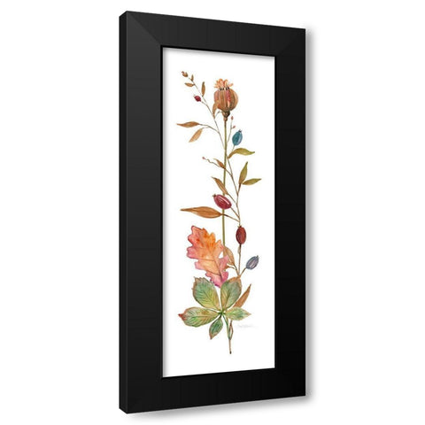 Autumn Botanical III Black Modern Wood Framed Art Print by Robinson, Carol