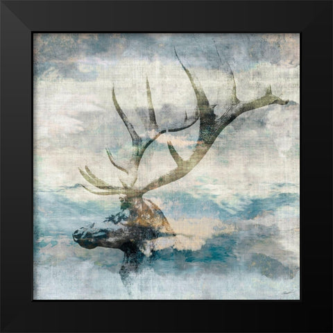 Wyoming II Black Modern Wood Framed Art Print by Butler, John