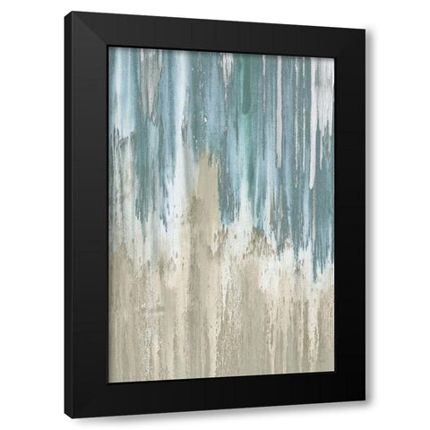 Like a Waterfall I Black Modern Wood Framed Art Print with Double Matting by Jill, Susan