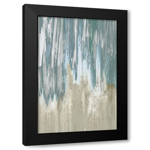 Like a Waterfall II Black Modern Wood Framed Art Print with Double Matting by Jill, Susan