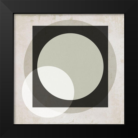 Moderniste Neutre II Black Modern Wood Framed Art Print by Jill, Susan