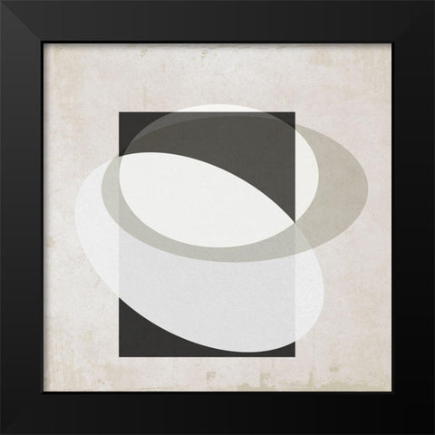 Moderniste Neutre III Black Modern Wood Framed Art Print by Jill, Susan