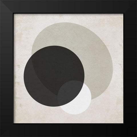 Moderniste Neutre IV Black Modern Wood Framed Art Print by Jill, Susan