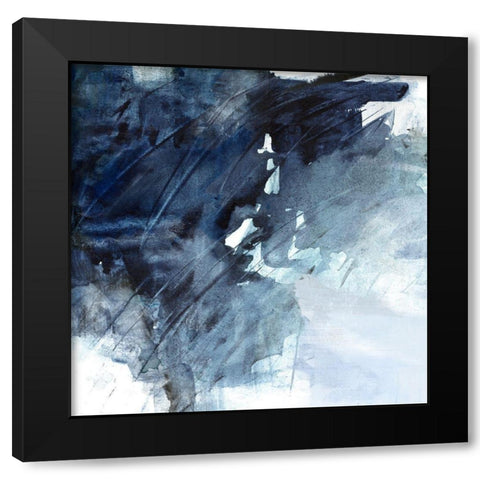 River In Time II Black Modern Wood Framed Art Print with Double Matting by Swatland, Sally