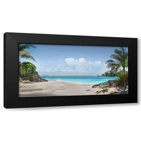 Down in Mexico Black Modern Wood Framed Art Print by Calascibetta, Mike