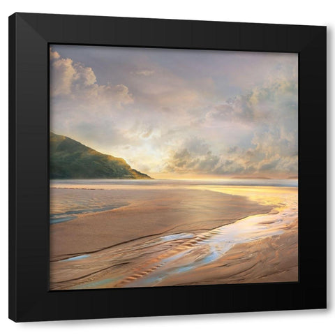 At Low Tide Black Modern Wood Framed Art Print by Calascibetta, Mike