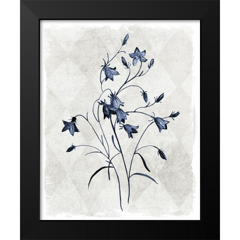 Harlequin Botanical II Black Modern Wood Framed Art Print by Robinson, Carol