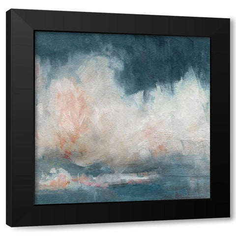 Cloud Abstraction I Black Modern Wood Framed Art Print with Double Matting by Swatland, Sally