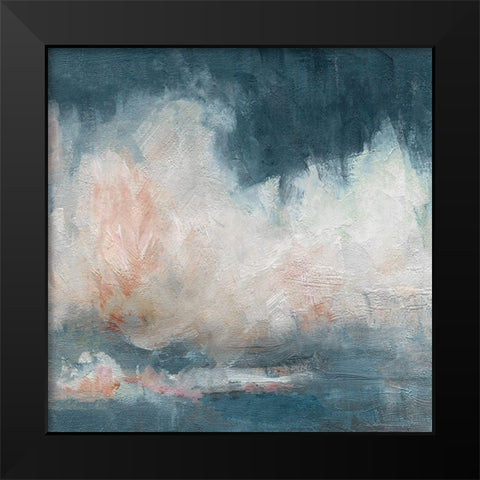 Cloud Abstraction I Black Modern Wood Framed Art Print by Swatland, Sally