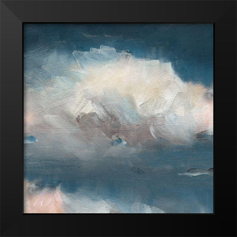 Cloud Abstraction II Black Modern Wood Framed Art Print by Swatland, Sally